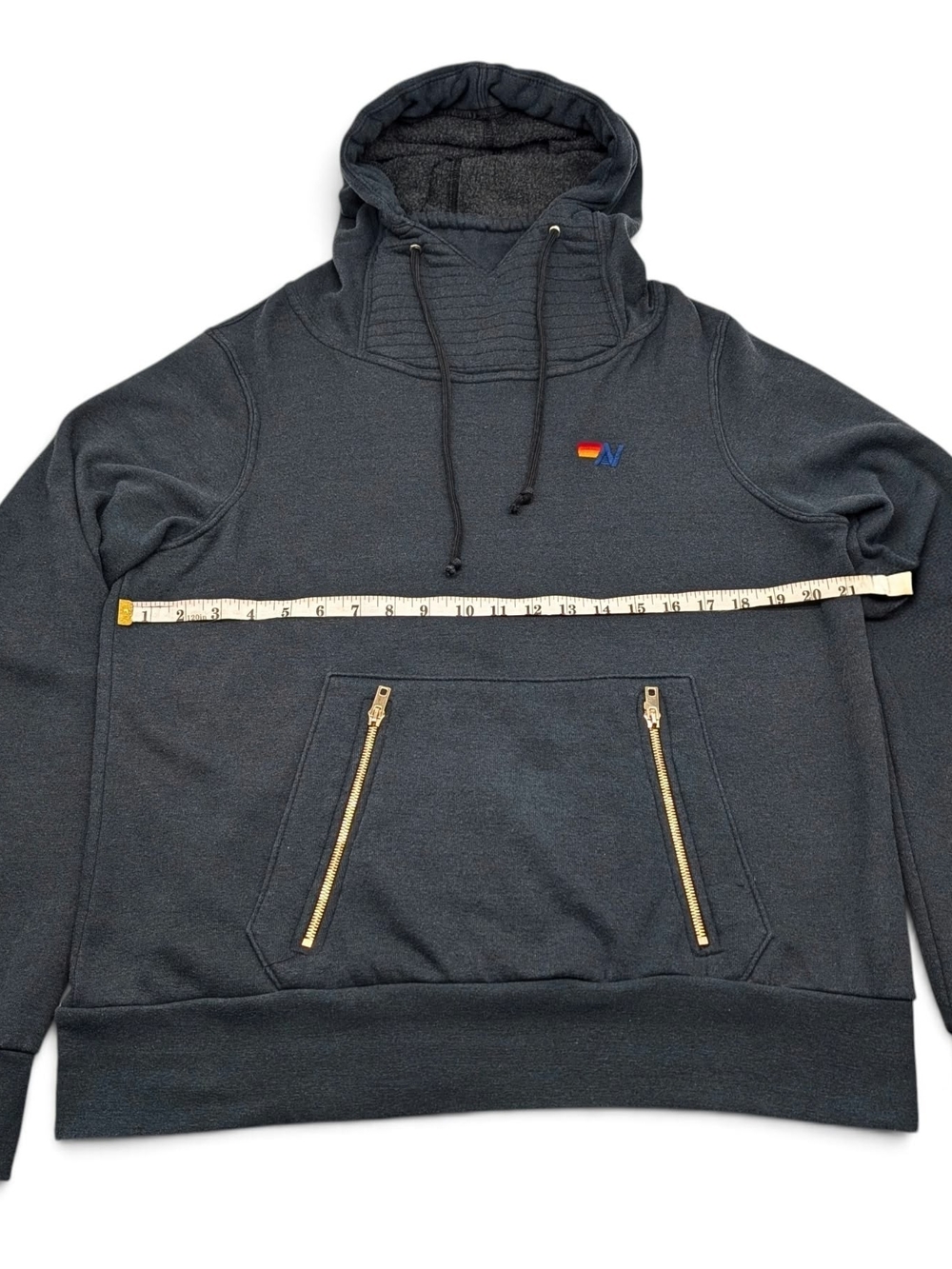 Aviator Nation Ninja Hoodie Charcoal Large - Picture 3 of 6